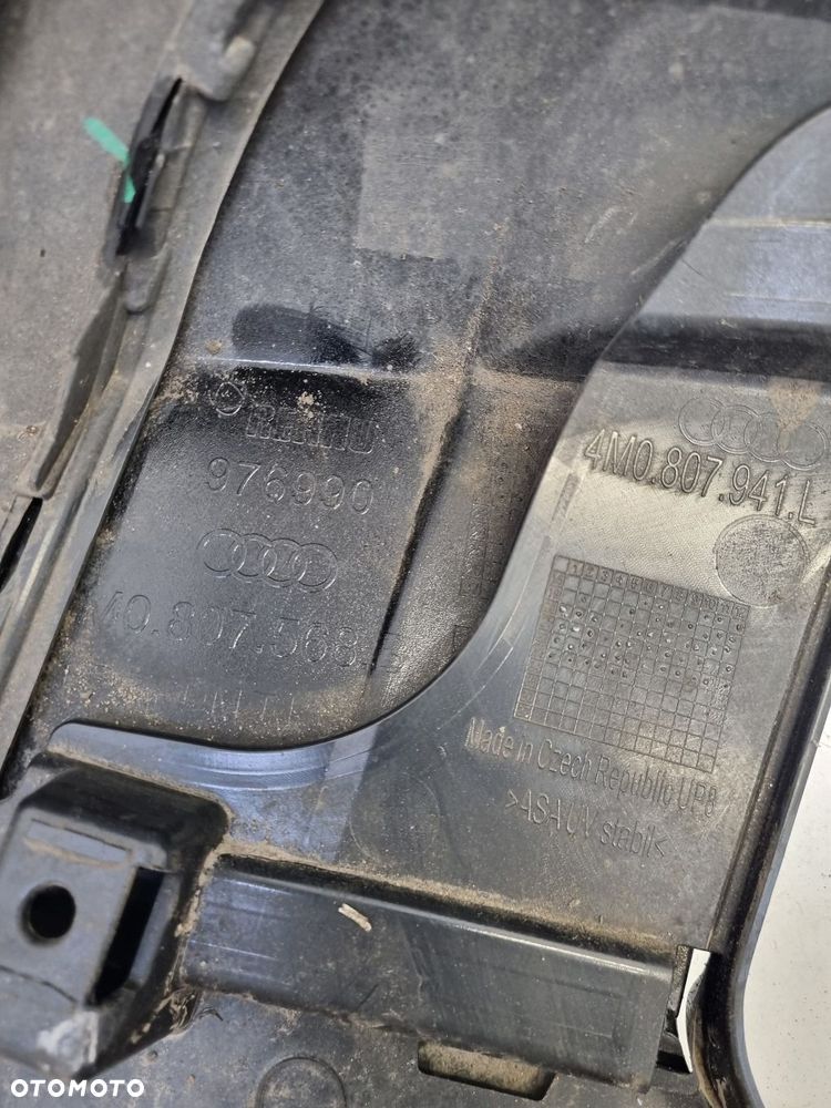 audi q7 ii 4m0 lift s-line spoiler dyfuzor zderzaka tył tylny - 7