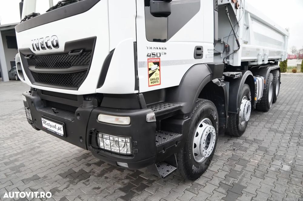 Iveco TRAKKER 450 / 8x4 / BASCULATOR / HYDRODOXY / BORDMATIC / EURO 6 / - 18