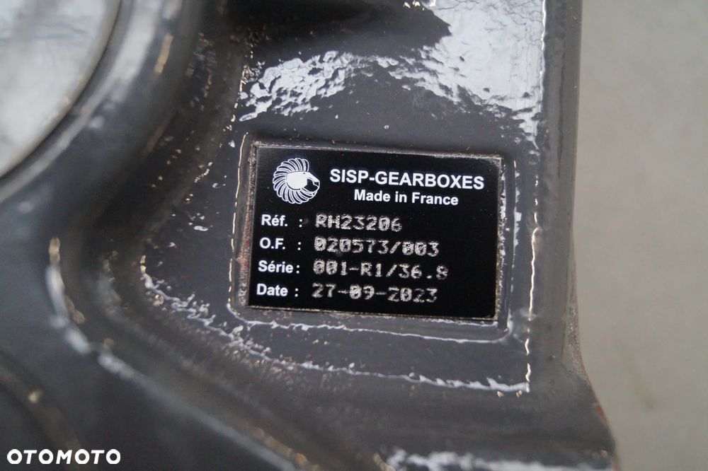 Przekładnia napędu taśmy. Skrzynia RH232 Pichon, Rozrzutnik - 4