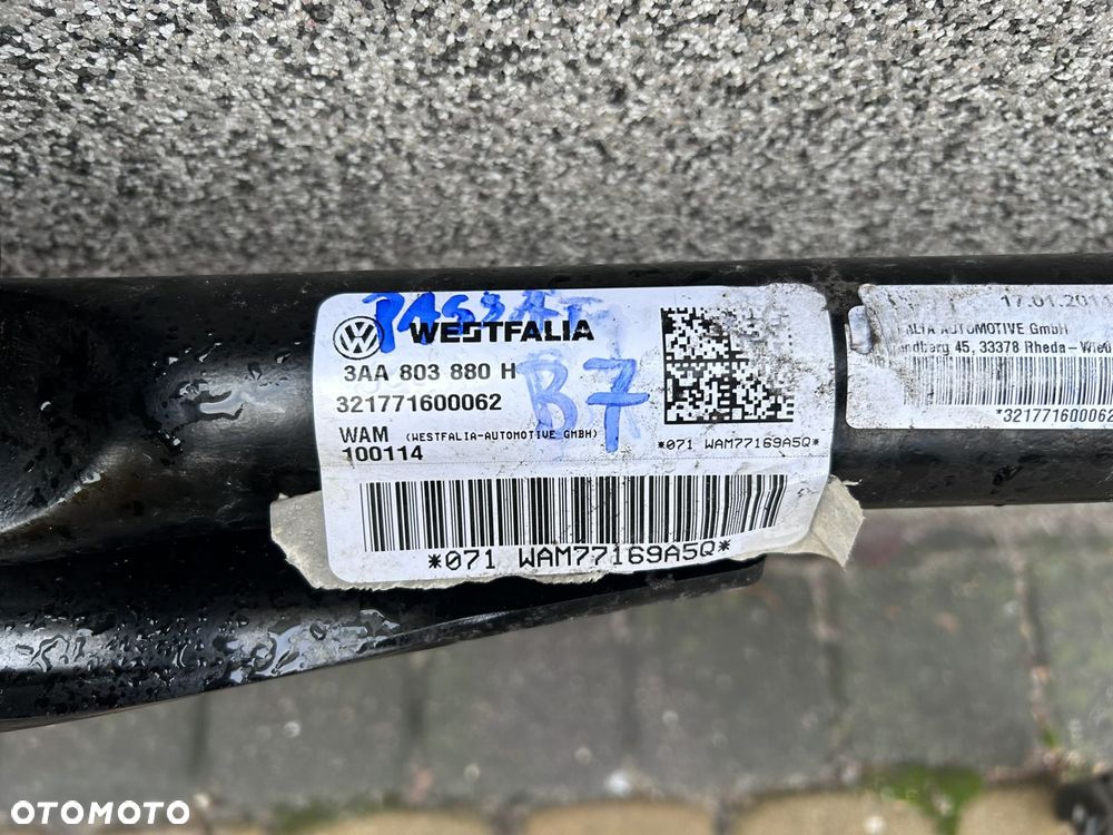 Hak holowniczy Volkswagen Passat B7 3AA803880H - 5