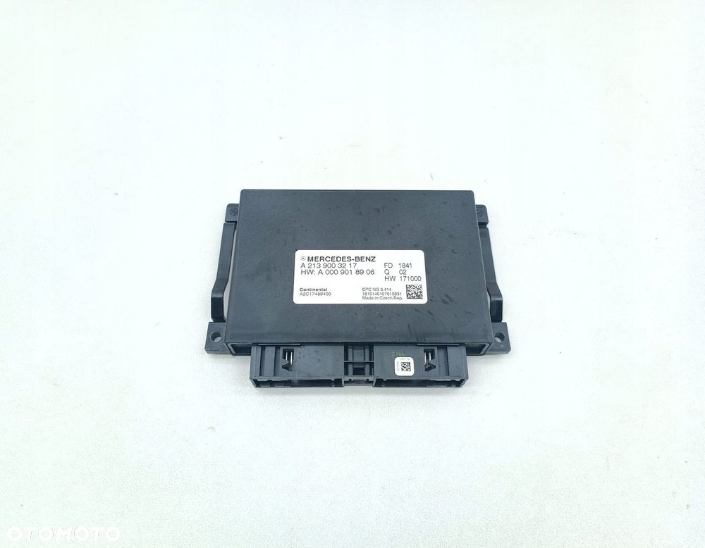 STEROWNIK SKRZYNI BIEGÓW MERCEDES C220D W205 2.0 CDI A2139003217 - 1