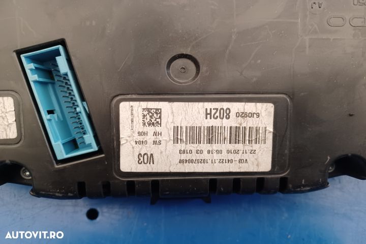 Ceasuri bord 6J0920802H Seat Ibiza 4 6J [2008 - 2012] Hatchback 5-usi - 3