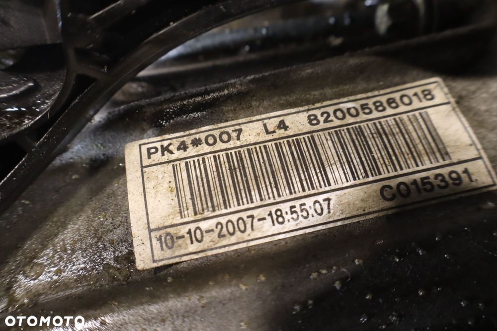 SKRZYNIA BIEGÓW 6 BIEGOWA RENAULT LAGUNA III 2.0DCI PK4007 - 6