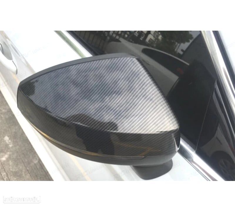 CAPAS DE ESPELHO AUDI A3 S3 RS3 8V 13-19 CARBONO - 2