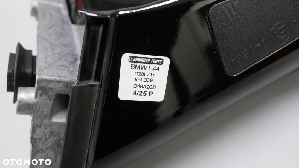 bmw f44 lusterko prawe 5 pin shadowline asystent pamięć el. składane b39 - 7