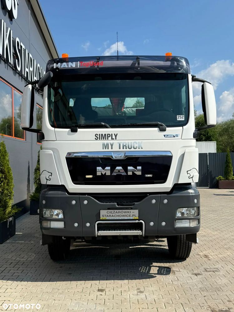 MAN MAN TGS TGX 35.400 // 8x4 // E5 // wywrotka kiper + HDS z czerpakiem / - 8