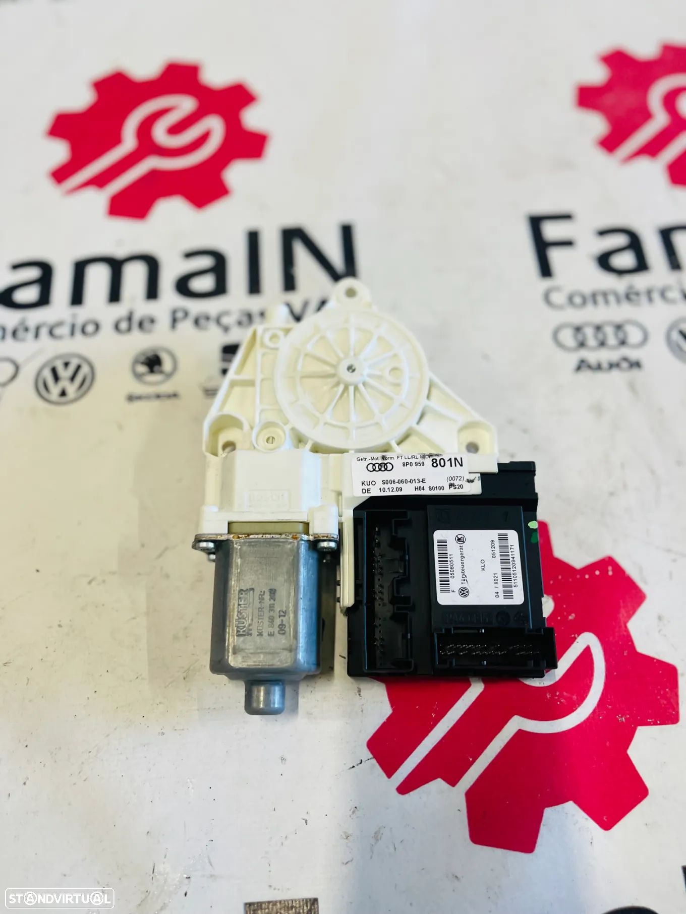 MOTOR ELEVADOR VIDRO AUDI A3 8P-8P0959801N - 1