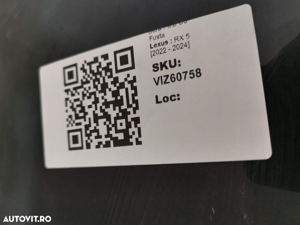 Bara Fata Cu Fusta Lexus  RX 5 [2022 - 2024] Originala In Stare Buna - 8