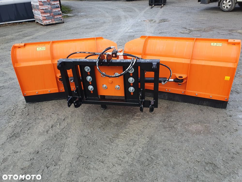 Pług do śniegu 3m hydrauliczny do tuza masywny profesjonalny do ciągnika - 11