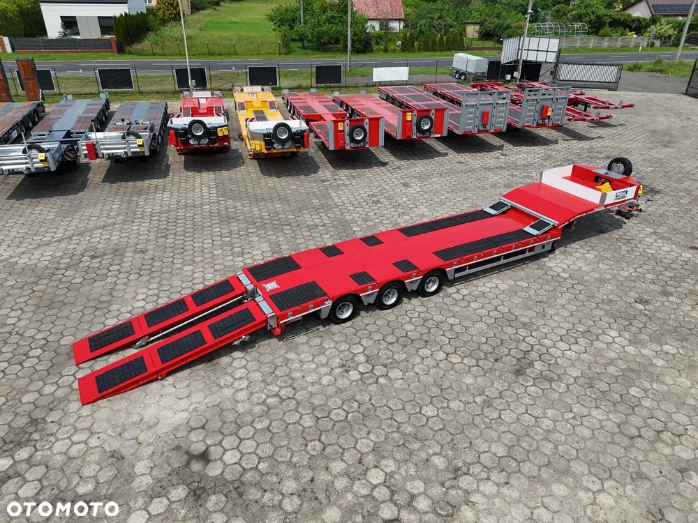 Inny 3 OSIOWA NISKOPODWOZIOWA Z NAJAZDAMI HYDRAULICZNYMI - twarda guma techniczna na pokładzie! - 25