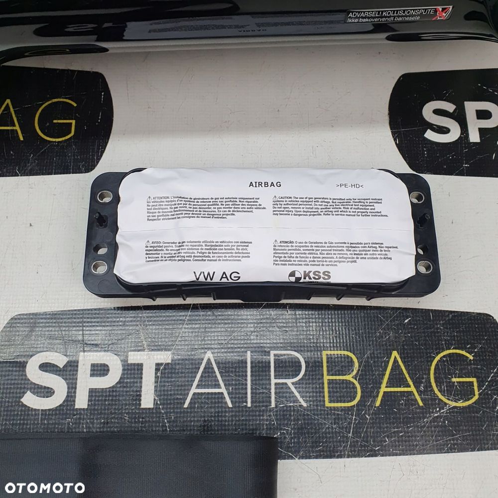 VW UP! UP DESKA ROZDZIELCZA KONSOLA KOKPIT PULPIT PODUSZKI AIRBAG AIR BAG PASY KIT SET - 8