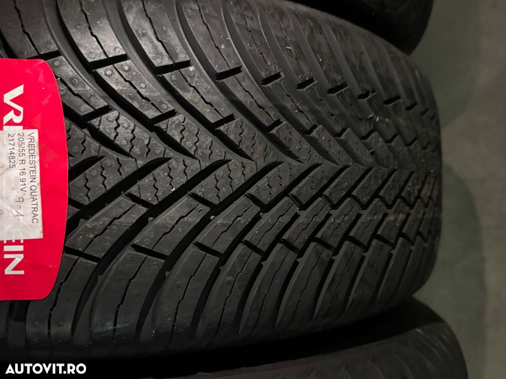 Vând 4 anvelope 205/55/16 vredestein de patru sezoane noi - 3