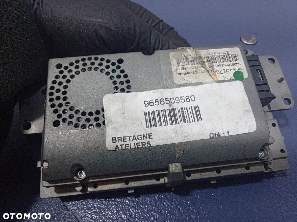 PEUGEOT 407 RADIO CD NAWIGACJA OEM GSM RT3 WYŚWIETLACZ 96549138YW - 14