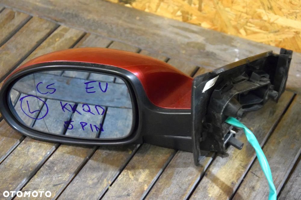 Citroen C5 LIFT 04-08 Lusterko zewnętrzne LEWE 5PIN EUROPA kolor KKQD - 4