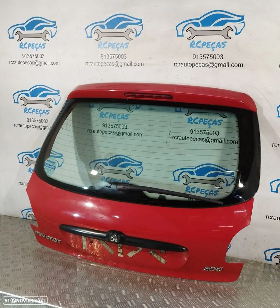 PORTA TAMPA MALA PEUGEOT 206 FECHO PUXADOR MOTOR VIDRO 3°STOP 8701R5 - 3