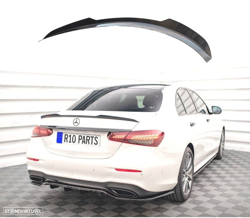 AILERON SPOILER MERCEDES W213 21-23 PRETO BRILHANTE - 1