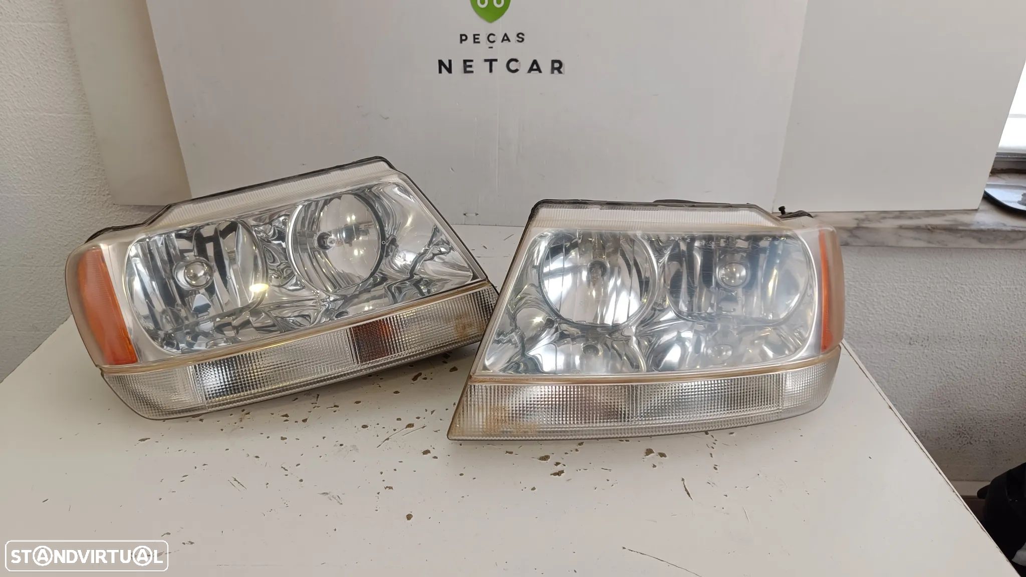 Farol óptica jeep grand Cherokee 2001 - 1