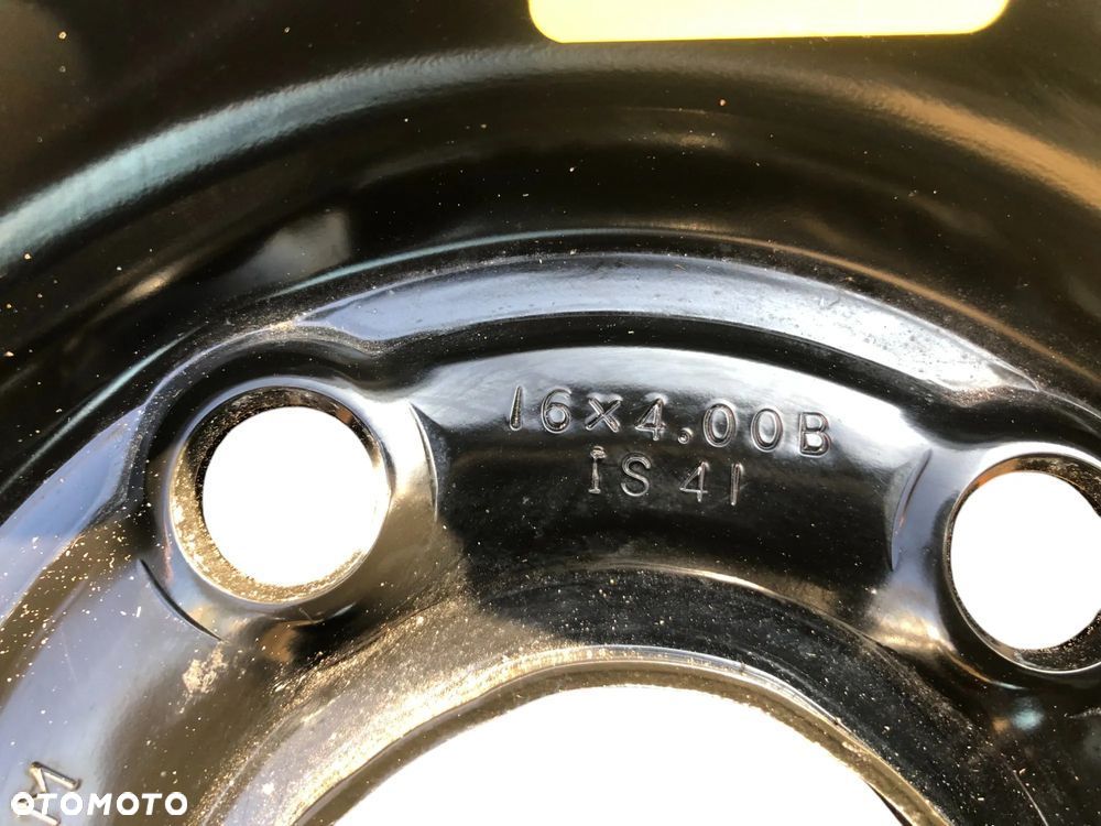 3930. koło zapasowe dojazdowe 125/80 r16 5x120 67.1mm et:41 opel insignia - 6