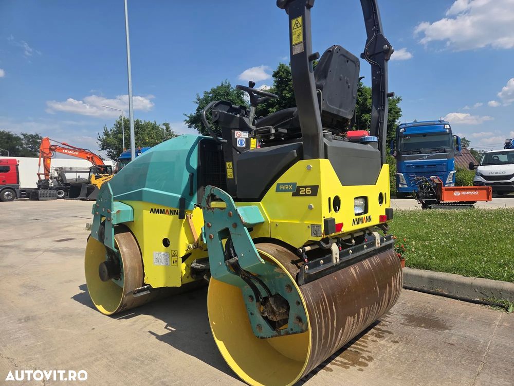Ammann ARX26, 2,6tone, 2019, 554h, latime tambur 1,2m, motor Yanmar 32CP, lungime 2,35m, CE, sistem stropire, posibilitate leasing 3 ani, STARE FOARTE BUNA, PROMOTIE 19.900 EUR+Tva - 1
