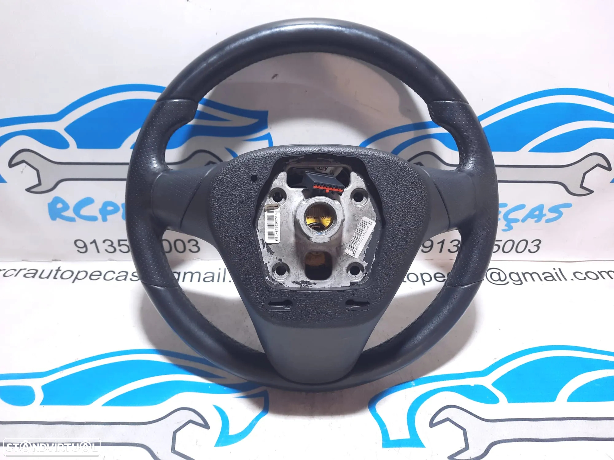 VOLANTE GUIADOR COMPLETO OPEL ASTRA J P10 SRI 13306885 INSIGNIA A PELE PERFURADA COMANDOS MULTIFUNÇÕES AIRBAG - 5