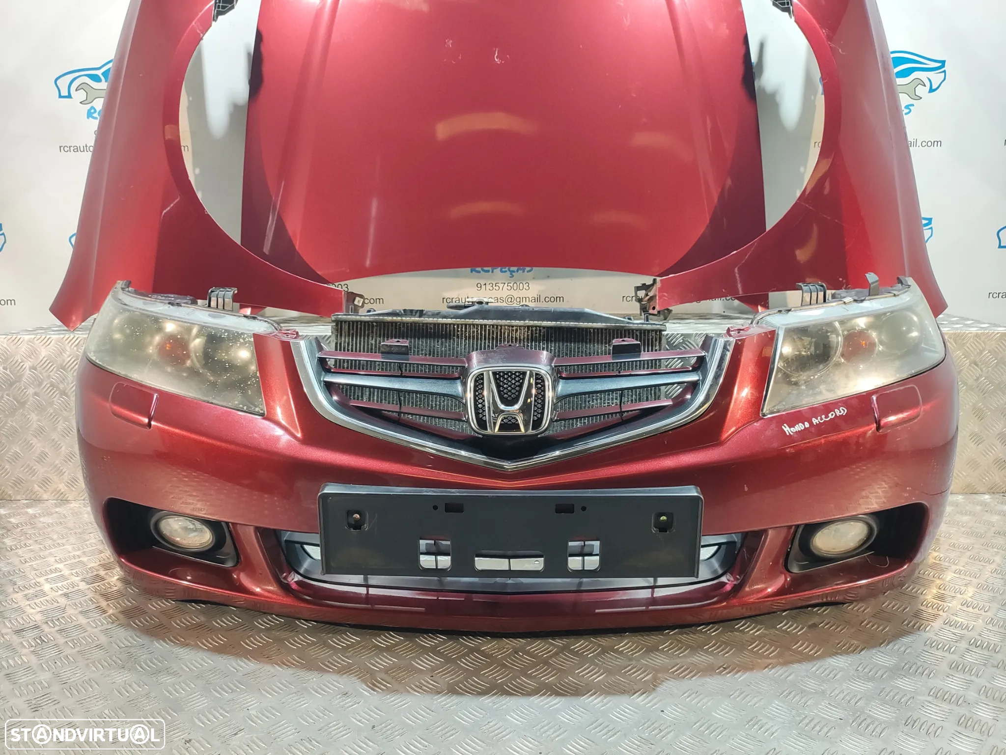 FRENTE COMPLETA HONDA ACCORD 7 VII MK7 CAPOT PARACHOQUES GUARDA-LAMAS OTICAS RADIADOR VENTILADOR - 6