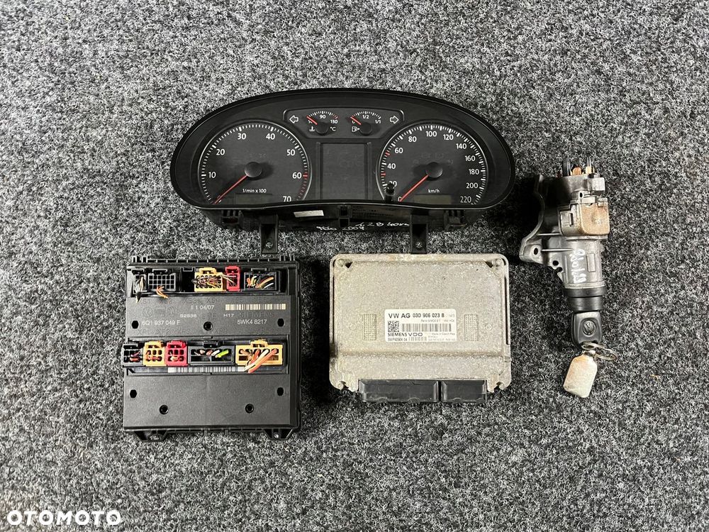 vw polo 9n 1.2 b zestaw startowy do odpalenia 03D906023D