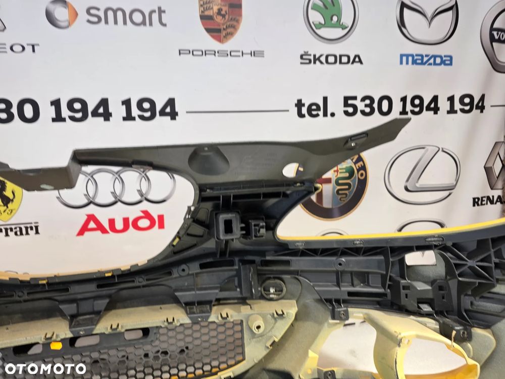 SEAT LEON 2 II 1P0 04-08 ŁADNY ZDERZAK PRZEDNI PRZÓD NA SPRYSKI KOLOR ŻÓŁTY NR 1P0807221H NR AUKCJI NZ1891 - 37