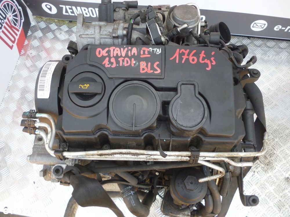 SILNIK SKODA OCTAVIA 1.9 TDI BLS 176 TYS  POMPOWTRYSKI - 2