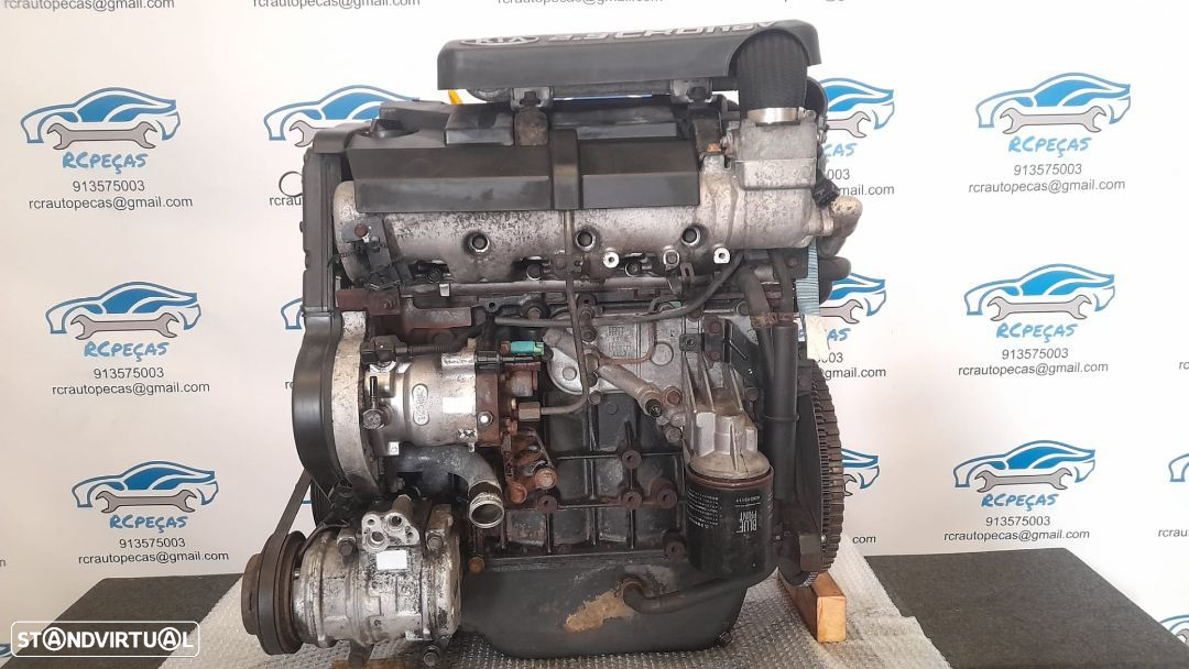 MOTOR COMPLETO 2.9 CRDI 16V 144CV J3 CRDI KIA CARNIVAL II 2 MK2 HYUNDAI TERRACAN MOTOR ARRANQUE BIMASSA ALTERNADOR COMPRESSOR AR CONDICIONADO BOMBA DIRECAO DIREÇÃO TURBO INJETOR INJETORES - 2