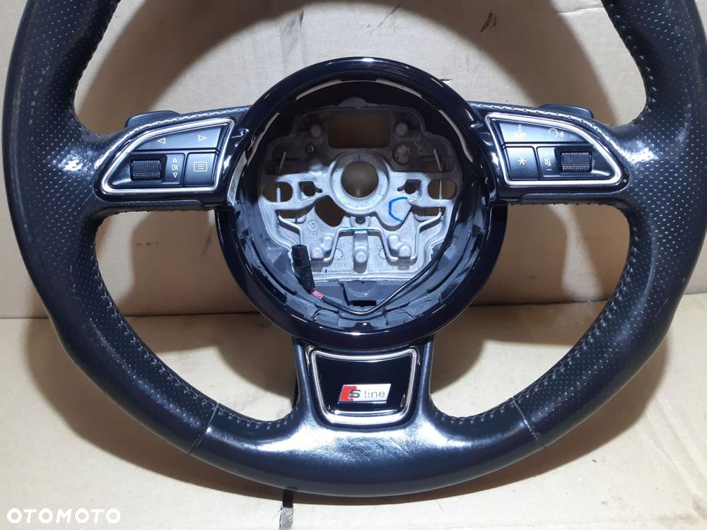 audi a6 c7 kierownica s-line skóra multifunkcja łopatki 8x0419091m - 16