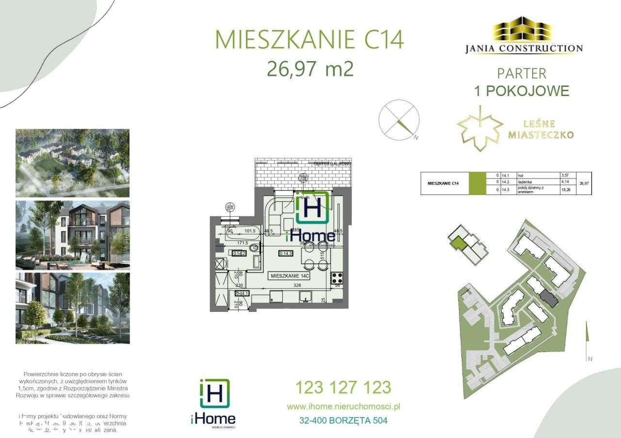 1-pok.| mieszkanie w Osieczanach koło Myślenic