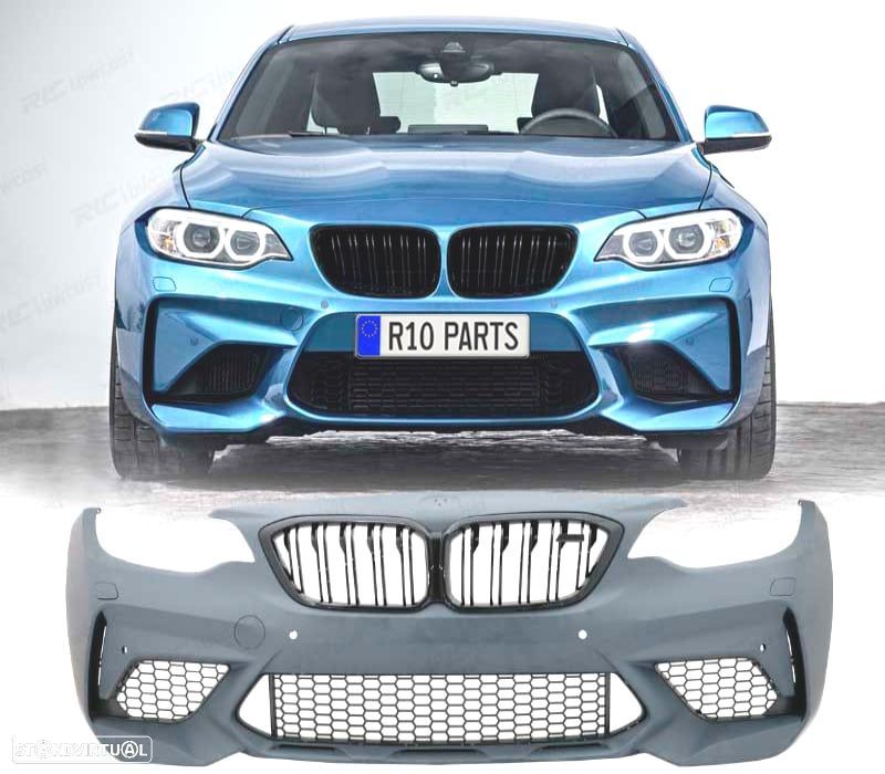 PARA-CHOQUES FRONTAL BMW F22 F23 LOOK M2C COMPETITION - 1