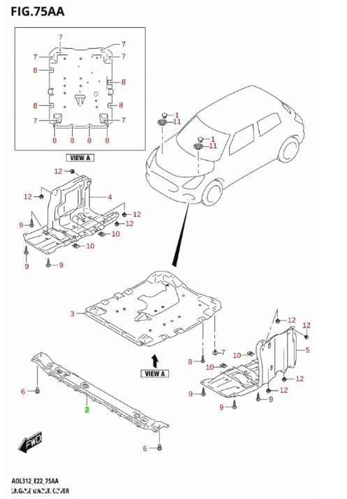 SUZUKI SWIFT MK9 2024 - BELKA POD CHŁODNICE - 4