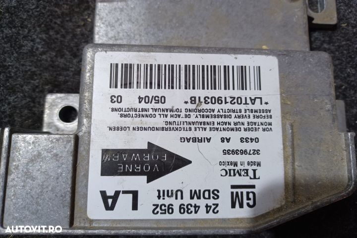 Calculator airbag 24439952 Opel Corsa C [2000 - 2003] Hatchback 5-usi - 4