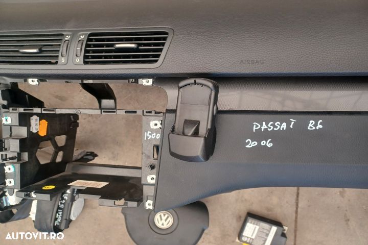 Kit airbag cu plansa de bord Volkswagen VW Passat B6  [din 2005 pana - 4