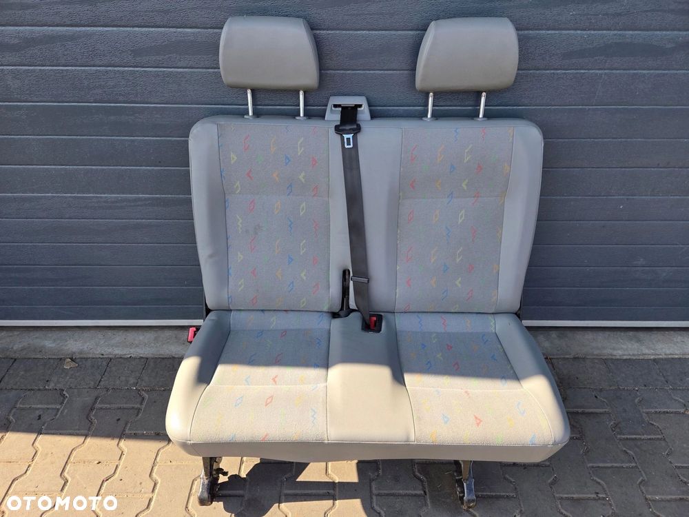 VW T5 T6 fotel podwójny dwójka kanapa 2 rząd TYŁ INKA - 1