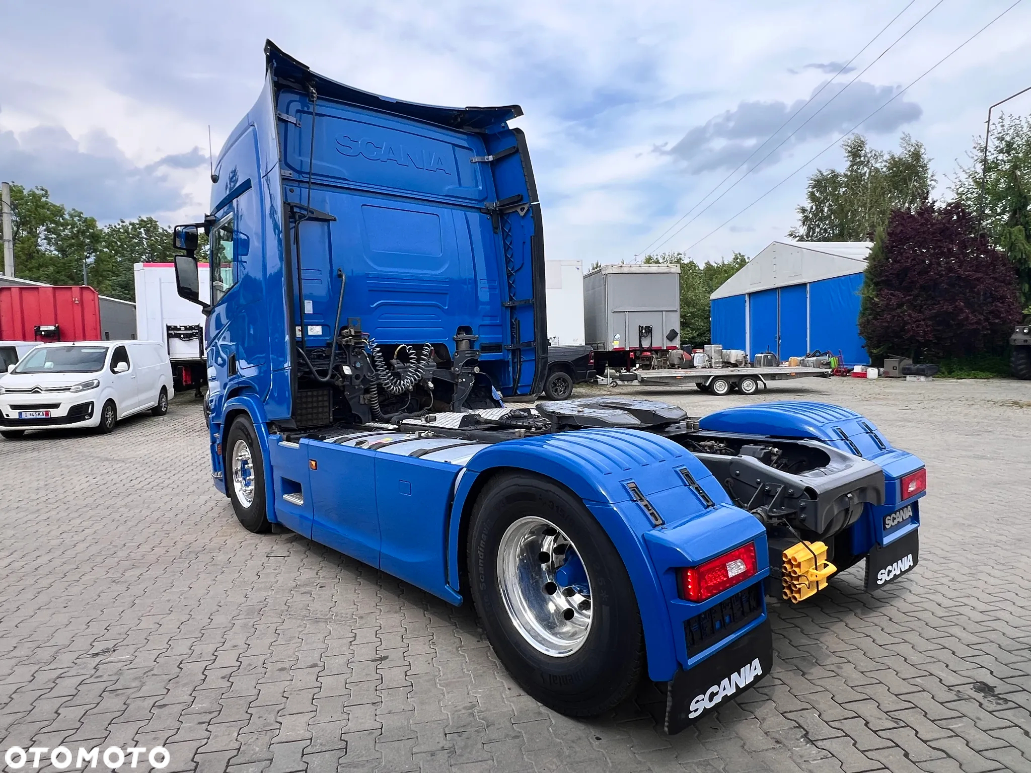 Scania R500 2020 cała na poduszce z hydrauliką z Niemiec kontrakt serwisowy ASO - 10