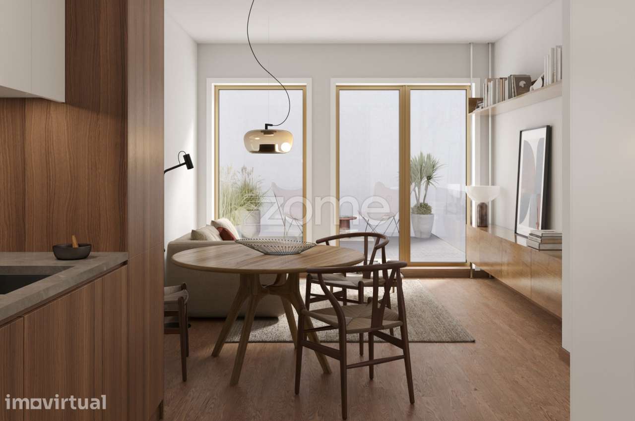 Apartamento T2 com terraço Novo no PORTO ART SQUARE - Grande imagem: 3/12