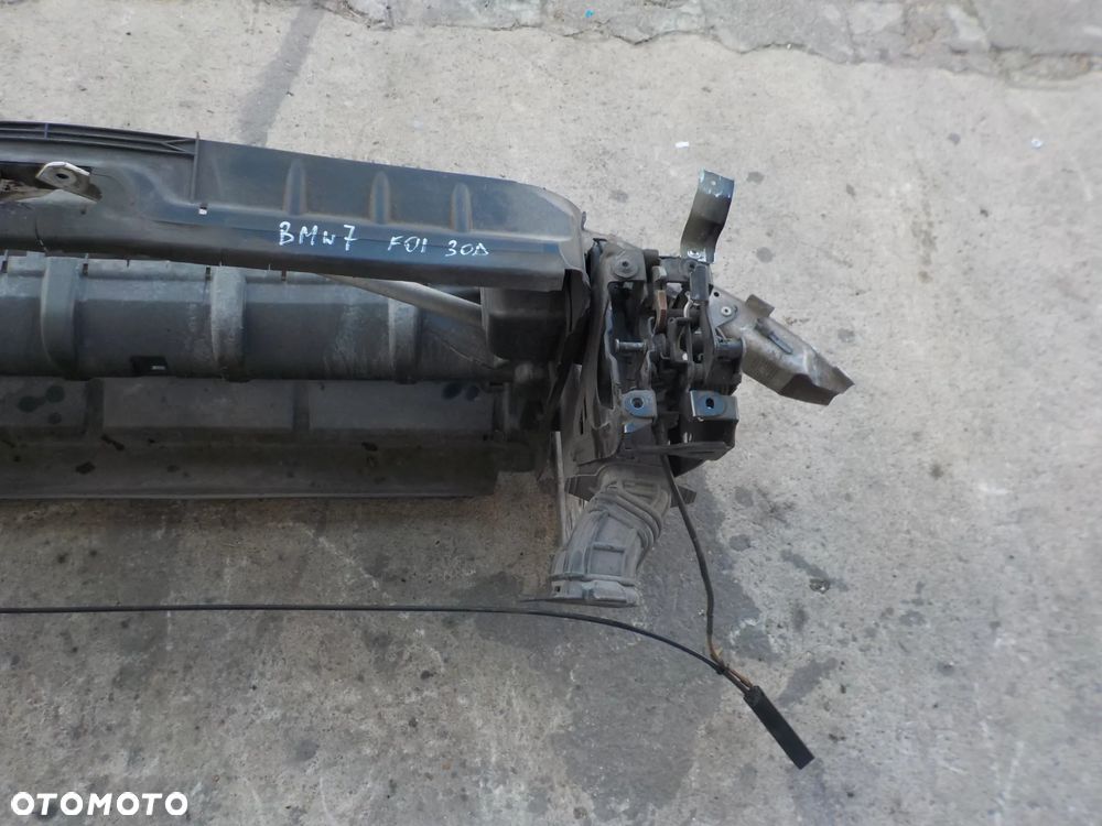 BMW SERIA 7 F01 740D 3.0 D M-PAKIET  PRZÓD MASKA ZDERZAK BŁOTNIKI PAS PRZEDNI Z CHŁODNICAMI LAMPY XENON UK PO POPRAWKACH LAKIERNICZYCH - 36