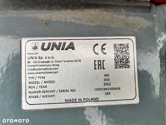 Unia MX 850 - 4