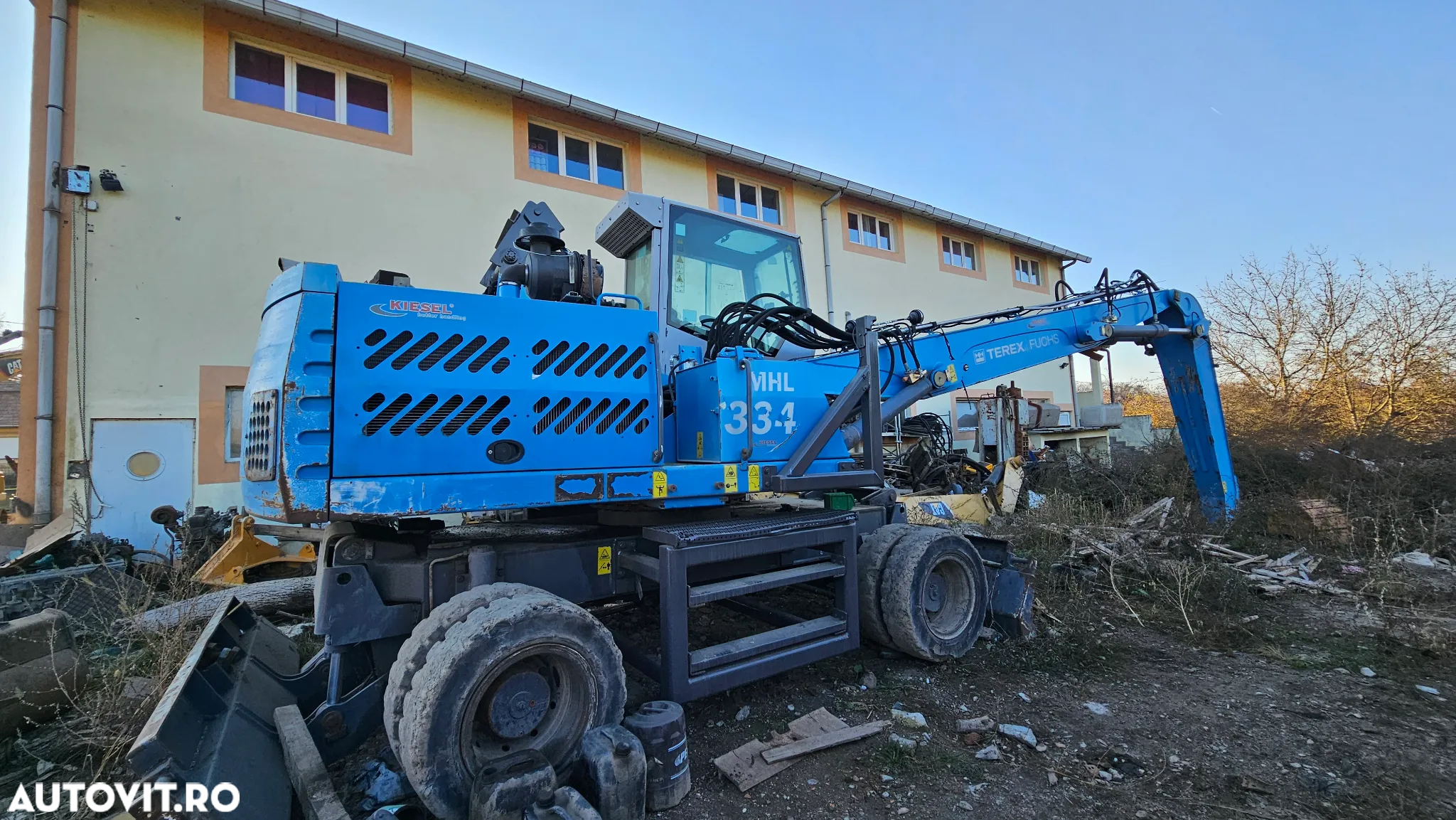 Fuchs MHL 334 Terex Excavator pe roti - 2