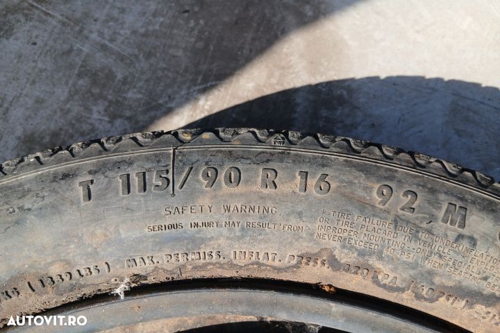 Roata de rezerva slim R16 6750006 3.05BX16H2 115/90 R16 6750006 3.05B - 4