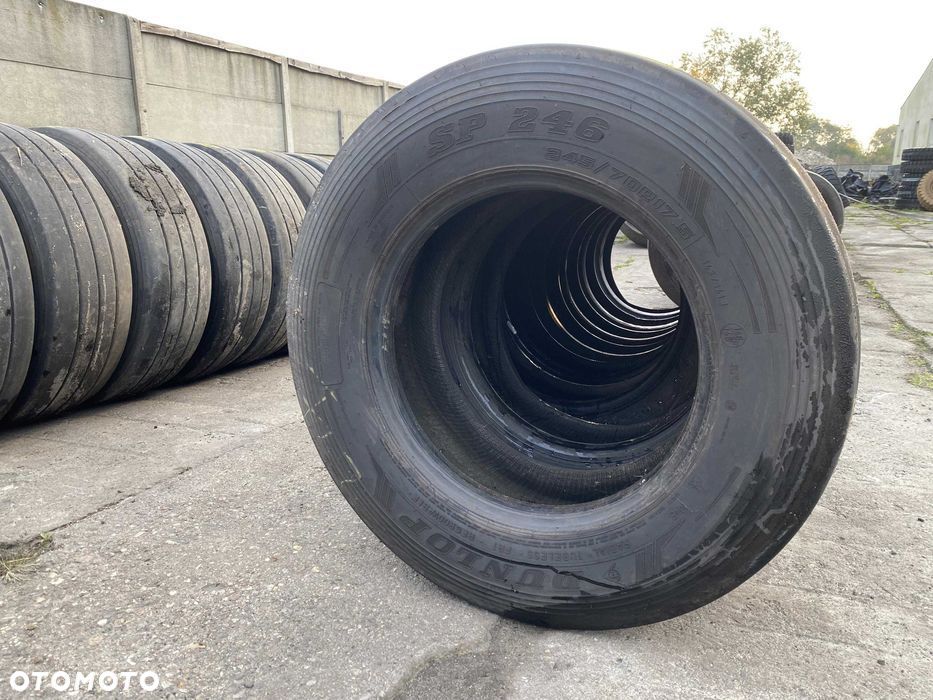Opony używane 245/70R17.5  DUNLOP SP246 Naczepa sp 246 WYSYŁKA - 8