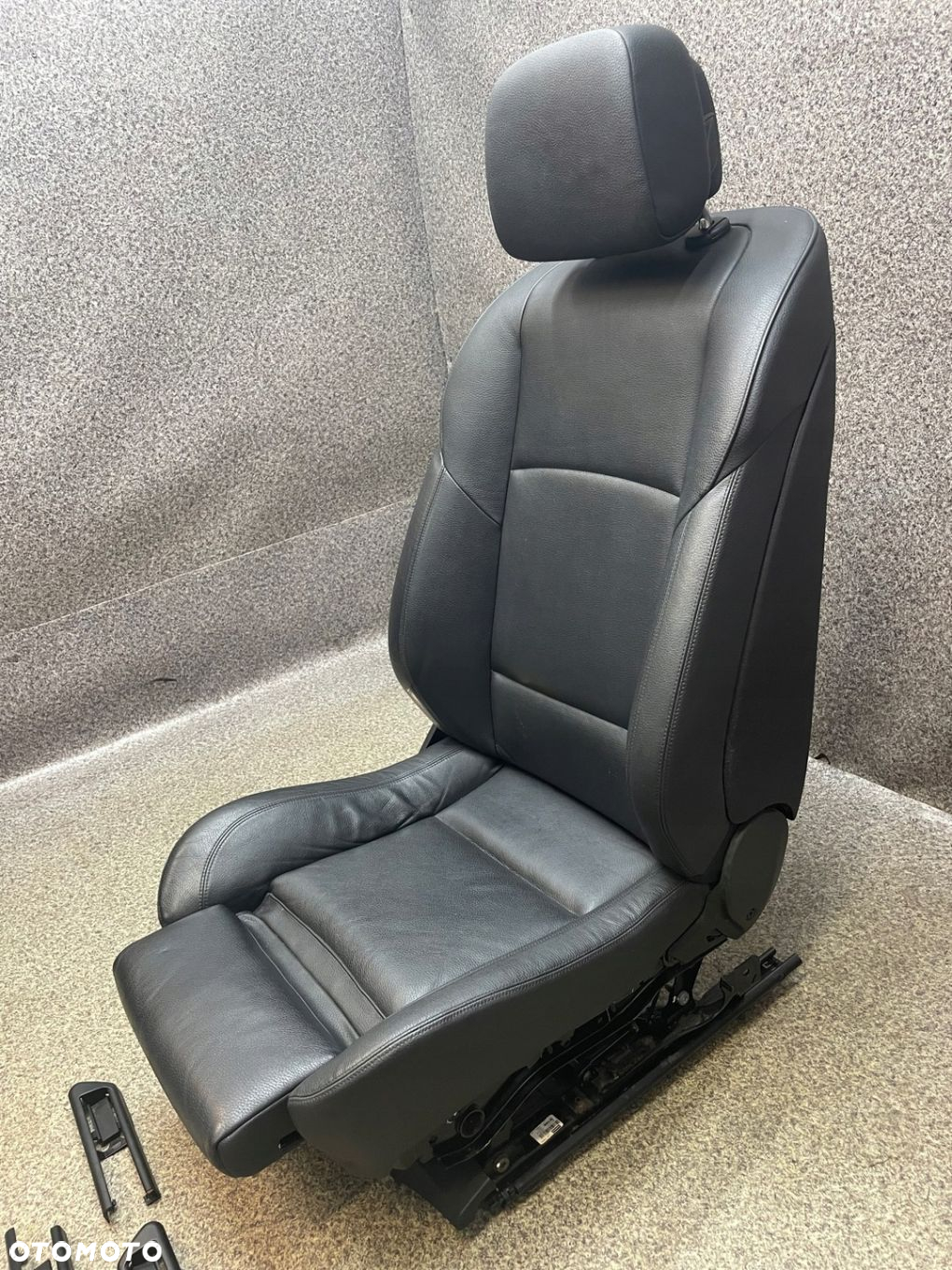 Fotel grzany SPORT prawy przod pasazera Airbag Skora Czarna BMW F11 F10 - 4