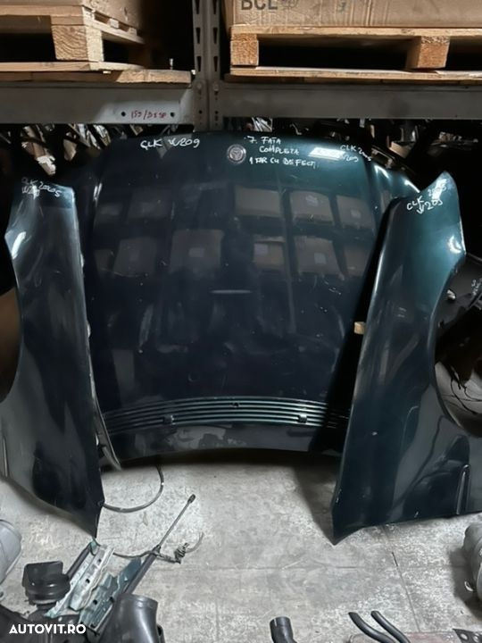 Toate piesele din fata MERCEDES CLK an 2005 diesel : capota, bara fata, grila, trager, radiatoare, ventilator, faruri, aripi - 10
