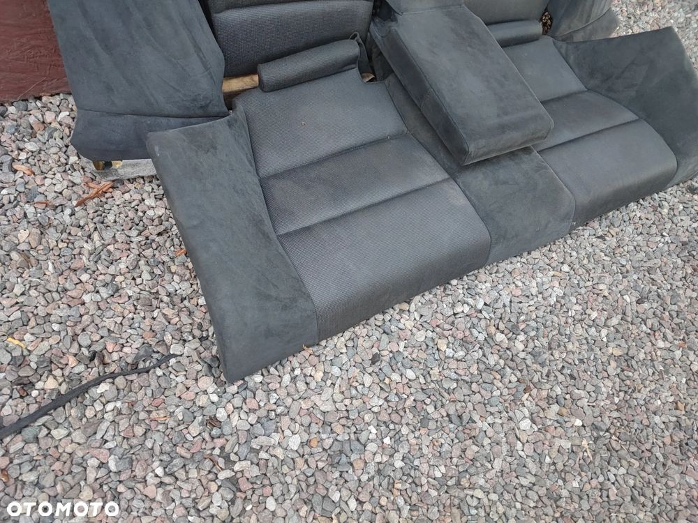 BMW E46 COUPE / M3 ORYGINALNA KANAPA TYŁ ALCANTARA / ALKANTARA / SIEDZISKO / OPARCIE EUROPA O NR. 52 20 8 225 759 / 52 20 8 225 749 / 52 20 7 156 178 OEM W DOBRYM STANIE - 20