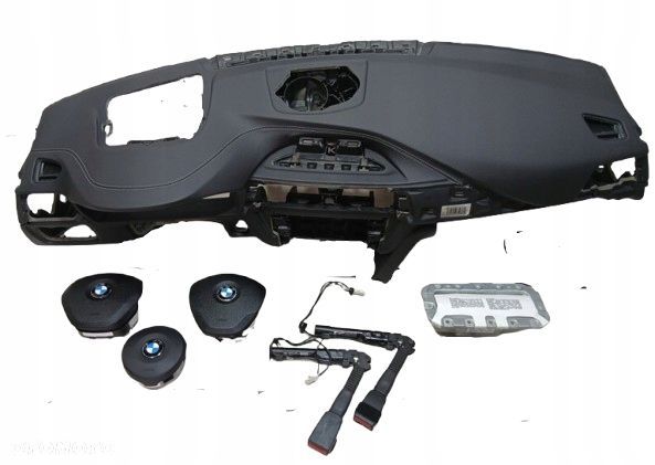 komplet poduszki deska pas pasy bmw 3 f34 head up chropowata deska - 1