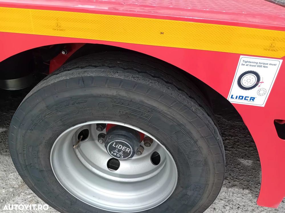 Lider TRAILER/LOW LOADER 3 AXE/3 AXELS, NOU/NEW TOP !!! - 29