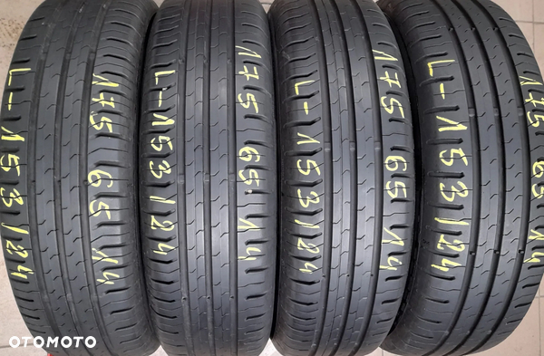 175/65r14 82T (L153/24)003 4szt 6,5/7mm ContiEcoContact 5 CONTINENTAL 2018r LETNIE