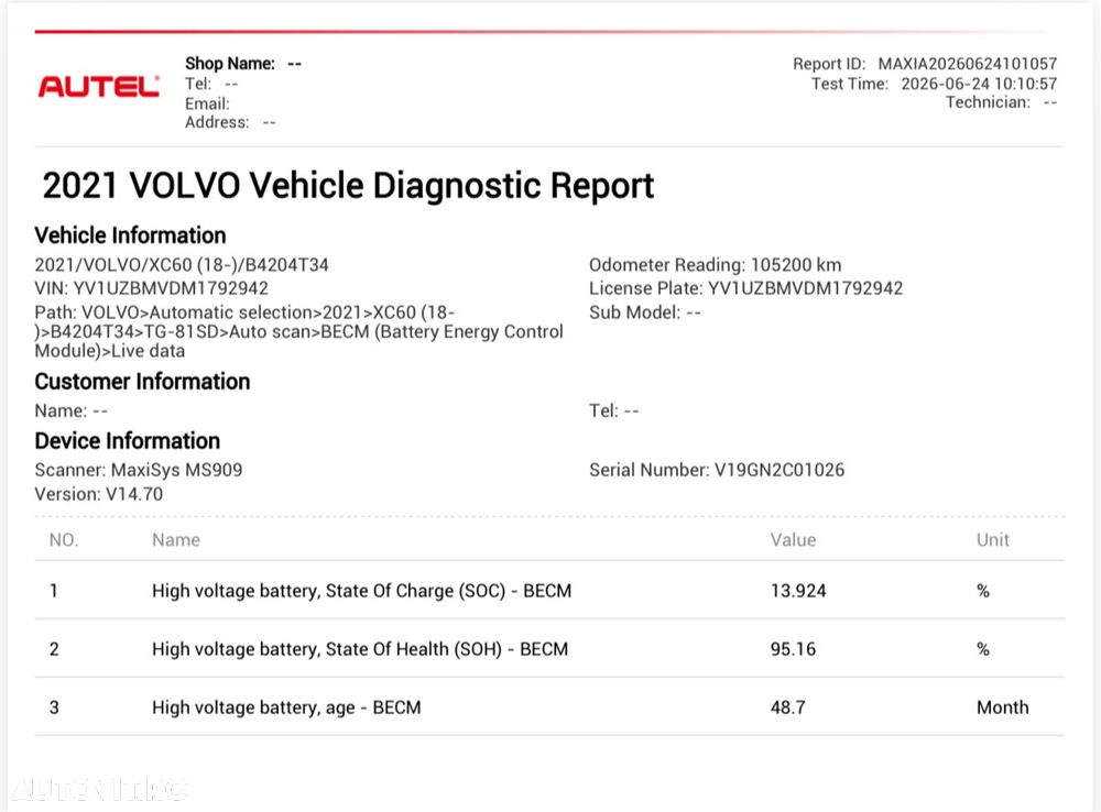 Volvo XC 60 T8 AWD Recharge Geartronic Inscription Expression - 28